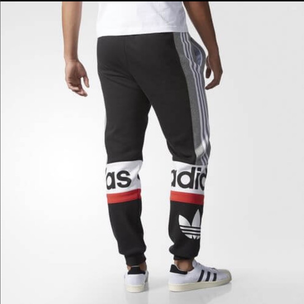 Adidas Jogger Bear Pants Nigo Blocked Fleece